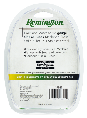 Remington Choke Bundle 12-gauge, Extended