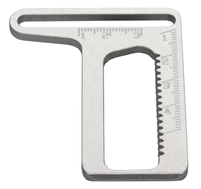 G+E Ratchet for cheek piece, aluminium, right