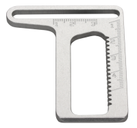 G+E Ratchet for cheek piece, aluminium, right