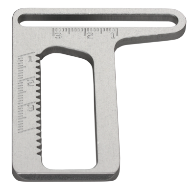 G+E Ratchet for cheek piece, aluminium, right