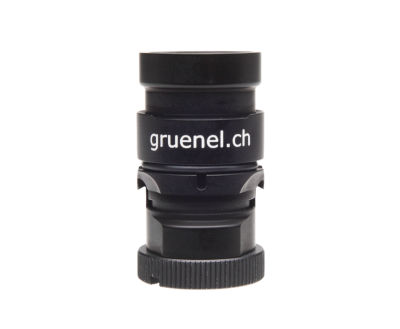 G+E Korntunnelhülse lang 34mm, M18, schwarz