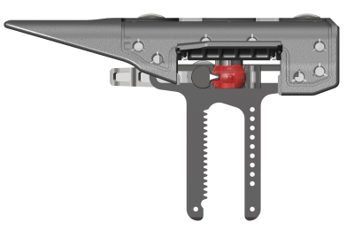 G+E Schaftbacke Bigbore Zahnstange +20mm, RH