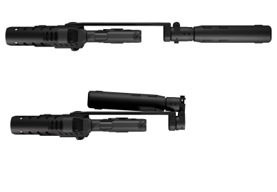 ODIN-II Anschlagschaft klappbar, für alle Pistolen
