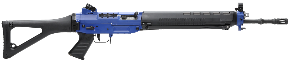 SIG SG550 Selbstlader, Kal. GP90, blau