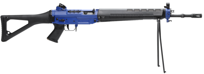 SIG SG550 Selbstlader, Kal. GP90, blau