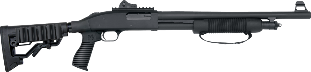 Mossberg Pumpflinte 500SPX,Kal. 12/76 18.5" ported