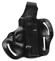 28.7389.20 - S&W Holster Black Leather Scabbard Thumb Break, RH