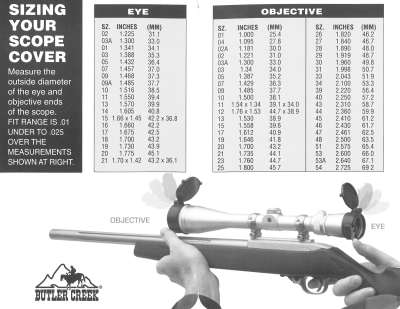 Butler Creek Objektivdeckel zu S&B 5-25x56