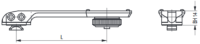 35.00088-1290 - ERA Brückenschwenkmontage für Docter L=63-97mm