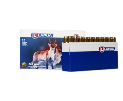 Lapua Cartridge .243Win, SP 100gr E497