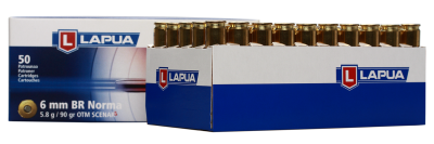 Lapua Cartridge 6mmBR Norma, Scenar-L OTM 90gr