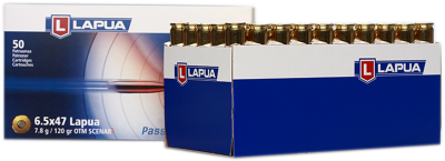 Lapua Cartouches 6.5x47Lapua, Scenar OTM 120gr