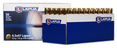 Lapua Cartridge 6.5x47Lapua, Scenar OTM 123gr