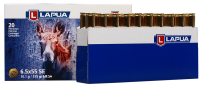 Lapua Cartouches 6.5x55Swedish, Mega SP 155gr