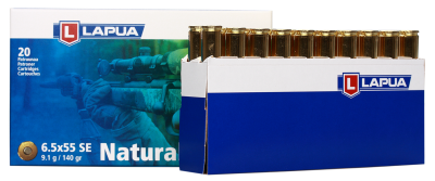 Lapua Cartridge 6.5x55Swedish, Naturalis 140gr