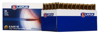 Lapua Cartouches 6.5x55Swedish, Scenar-L OTM