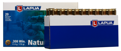 Lapua Cartridge .308Win, Naturalis 170gr N558