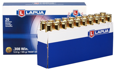 Lapua Cartridge .308Win, FMJBT 185gr D46