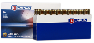 Lapua Cartridge .308Win, FMJBT 200gr D416