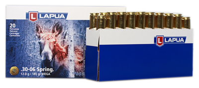 Lapua Cartridge .30-06Spr, Mega SP 185gr E415