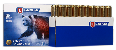 Lapua Cartridge 9.3x62, Mega SP 285gr E433