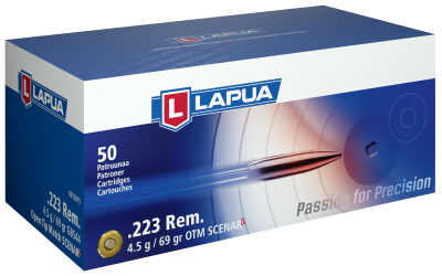 Lapua Cartridge .223Rem,Scenar-L OTM 69gr GB544