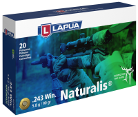 Lapua Kugelpatrone .243Win, Naturalis 90gr N509