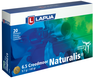 Lapua Kugelpatrone 6.5Creedmoor, Naturalis 140gr