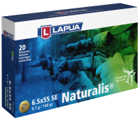 36.6085 - Lapua Cartouches 6.5x55Swedish, Naturalis 140gr