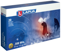 Lapua Cartridge .308Win, FMJ 123gr S374