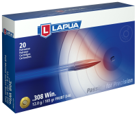 Lapua Cartouches .308Win, FMJBT 185gr D46