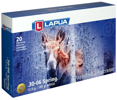 Lapua Cartridge .30-06Spr, Mega SP 185gr E415