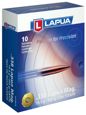 Lapua Cartouches .338Lapua Mag, Scenar OTM 300gr