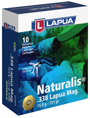 Lapua Kugelpatrone .338Lapua Mag, Naturalis 231gr