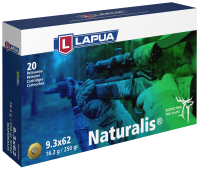 36.6296 - Lapua Cartridge 9.3x62, Naturalis 250gr N560