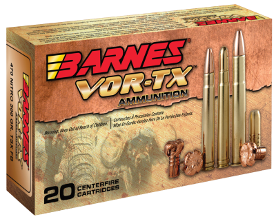 Barnes Cartouches .470Nitro, TSX FB 500gr