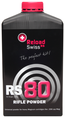 Reload Swiss Pulver RS80, Dose à 1kg