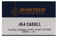 Cartouche Magtech .454Casull, FMJ 260gr