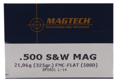 Cartouche Magtech .500S&W Mag, FMJ 325gr