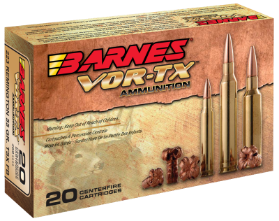 Barnes Kugelpatrone .223Rem, TSX FB 55gr 