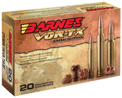 Barnes Kugelpatrone .270WSM, TSX BT 140gr