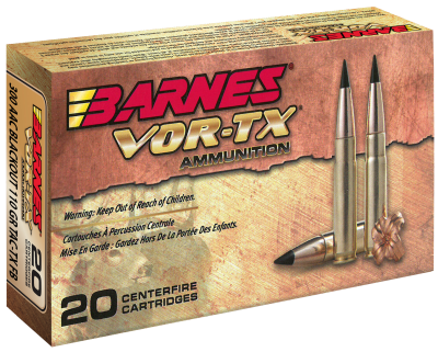 Barnes Kugelpatrone .300AAC Blkout, TacTX FB 110gr