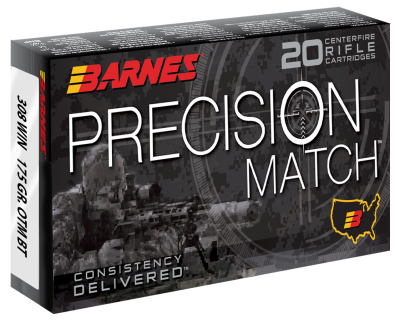 Barnes Kugelpatrone .308Win, OTM 175gr