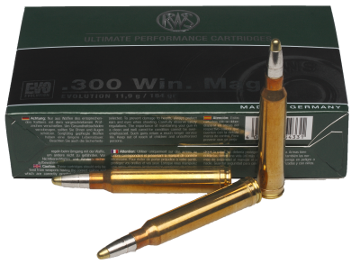 RWS Kugelpatrone .300WinMag, Evolution 184gr/11.9g