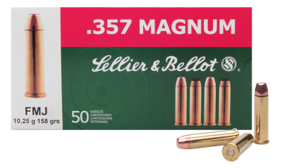 Sellier&Bellot FFW-Patrone .357Mag, FMJ SB 158gr