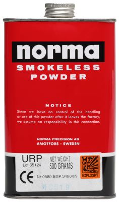 Norma Pulver URP, Dose à 500g