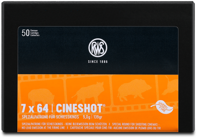 RWS Kugelpatrone 7x64, Cineshot 139gr/9g