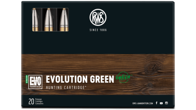 RWS Kugelpatrone 9.3x74R, EVO Green 184gr/11.9g