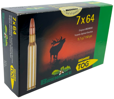 Brenneke Kugelpatrone 7x64, TOG 150gr/9.7g