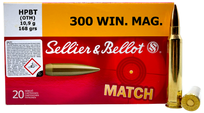 Sellier&Bellot Kugelpatrone .300WinMag 168gr HPBT 